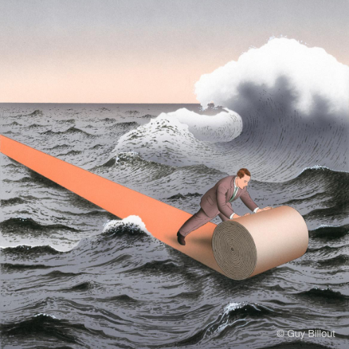 guy billout analytical thinking